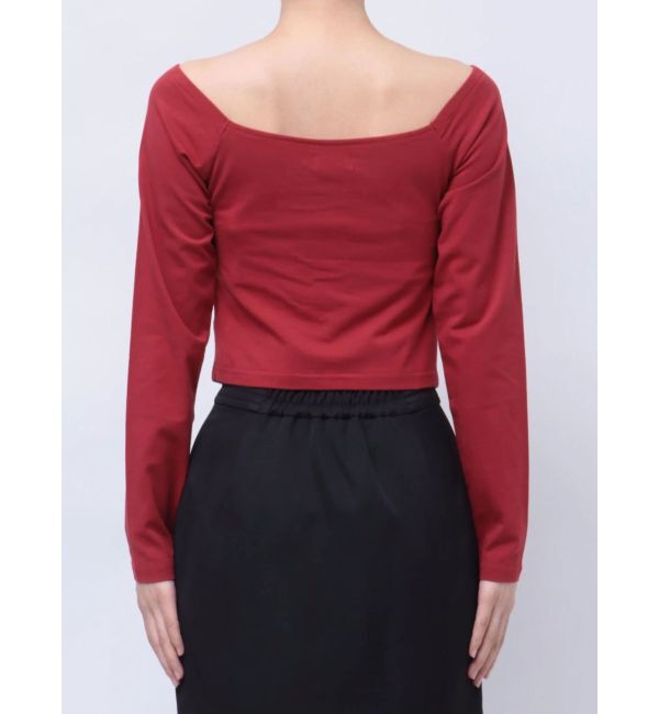 RESEXXY「デコルテギャザーカットトップス」|Tシャツ・カットソー|