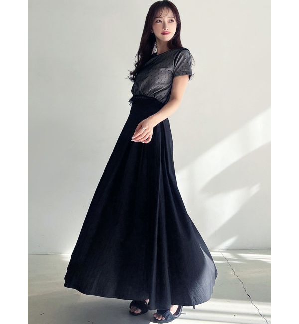 RESEXXY「ドットチュールレイヤードTシャツ」|Tシャツ・カットソー|