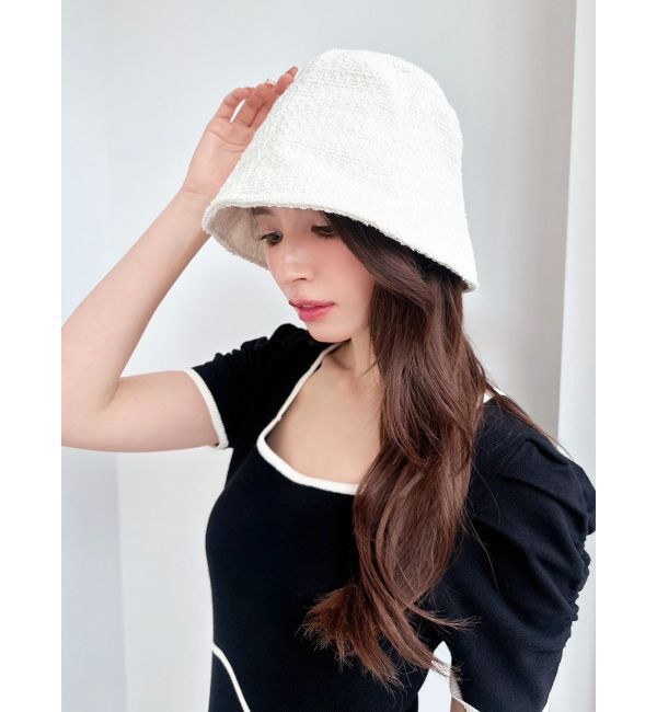 RESEXXY「ツイードバケットハット」|ハット|