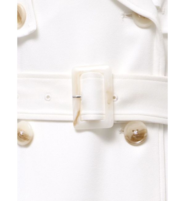 RESEXXY「サイドプリーツトレンチコート」|トレンチコート|