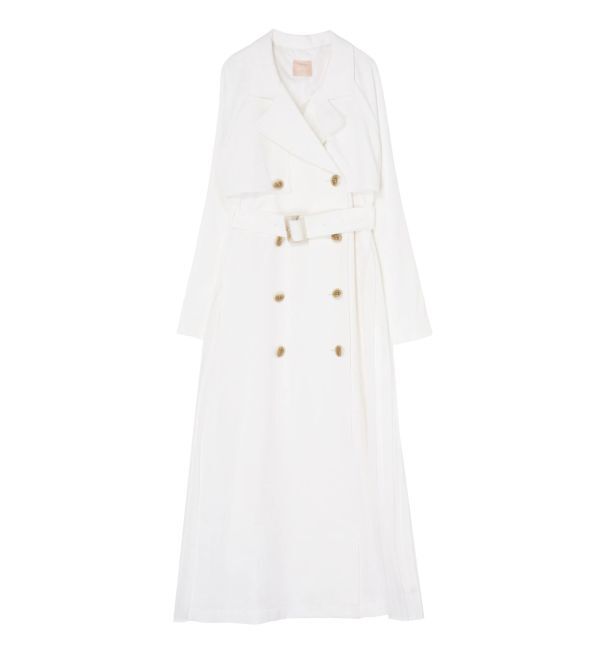 RESEXXY「サイドプリーツトレンチコート」|トレンチコート|