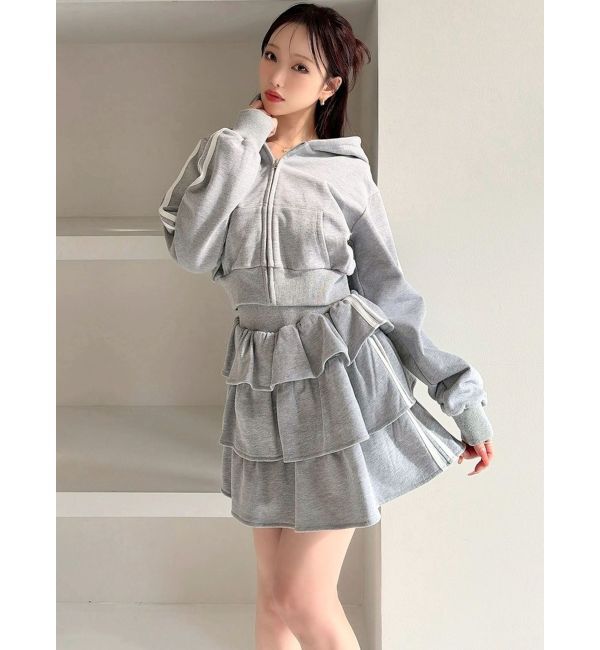 RESEXXY「ボリュームフレアミニスカート【セットアップ着用可能】」|スカート|