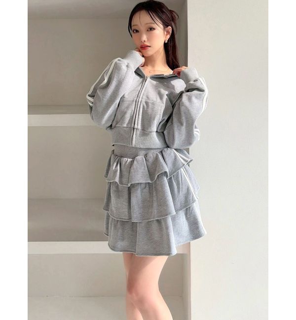 RESEXXY「ボリュームフレアミニスカート【セットアップ着用可能】」|スカート|