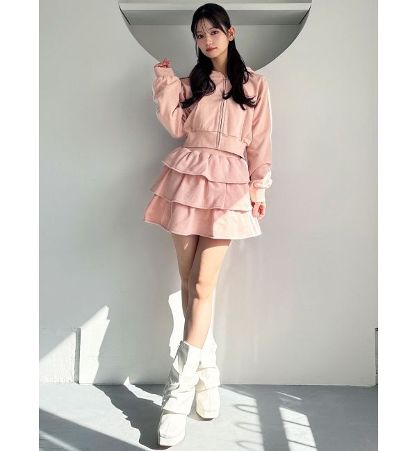 RESEXXY「ボリュームフレアミニスカート【セットアップ着用可能】」|スカート|