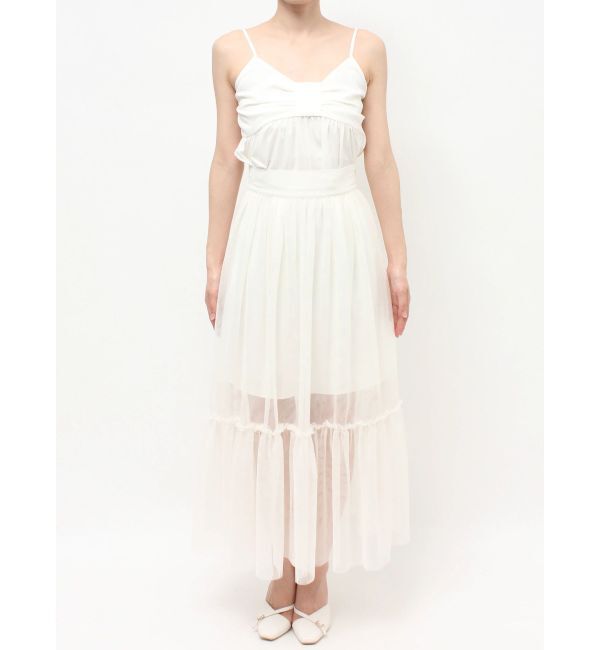 RESEXXY「レイヤードチュールロングスカート」|スカート|