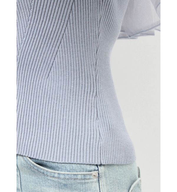 RESEXXY「バックリボンオフショルニットトップス」|ニット・セーター|