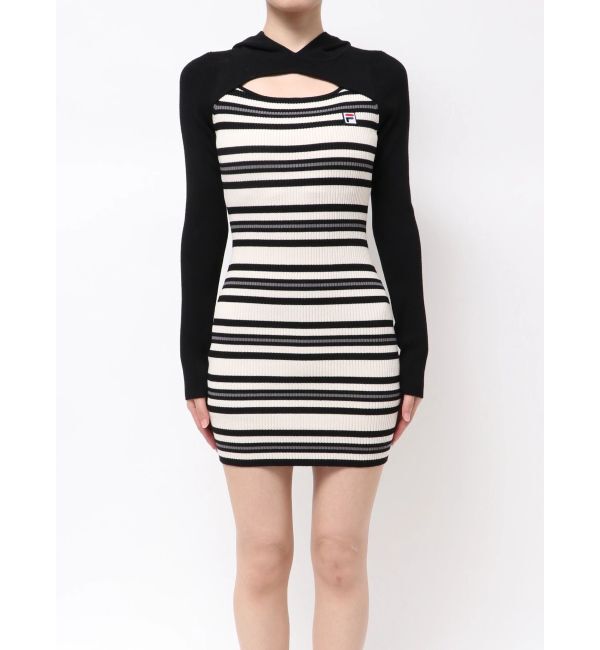 RESEXXY「【FILA】フーディミニニットワンピース」|ワンピース|