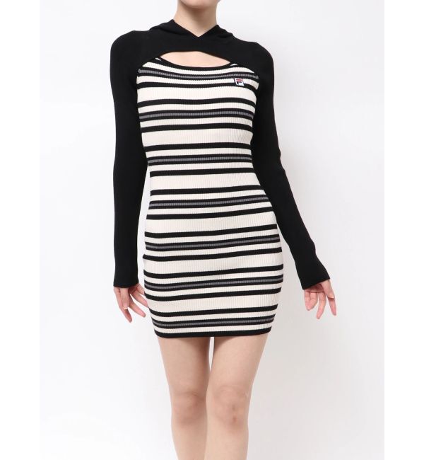 RESEXXY「【FILA】フーディミニニットワンピース」|ワンピース|