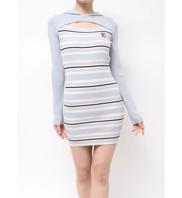 RESEXXY「【FILA】フーディミニニットワンピース」|ワンピース|