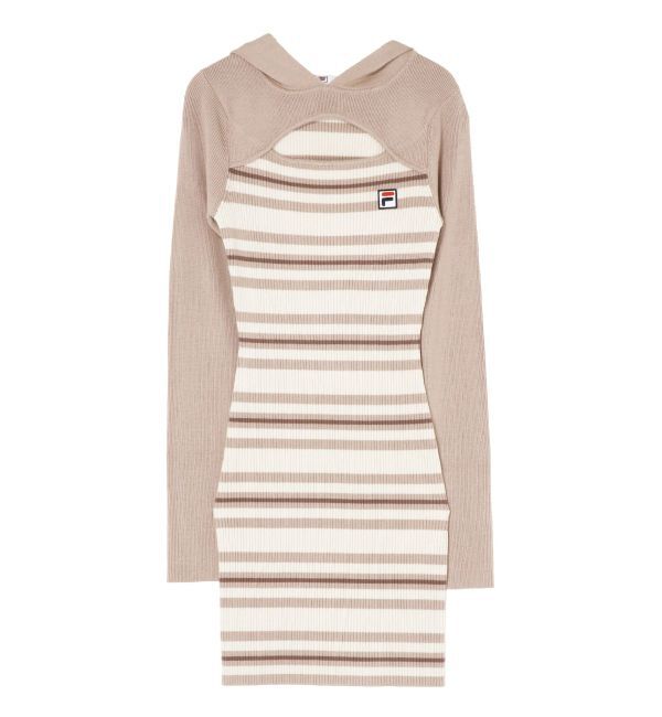RESEXXY「【FILA】フーディミニニットワンピース」|ワンピース|