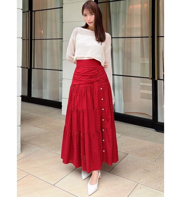 RESEXXY「ティアードコットンロングスカート」|スカート|