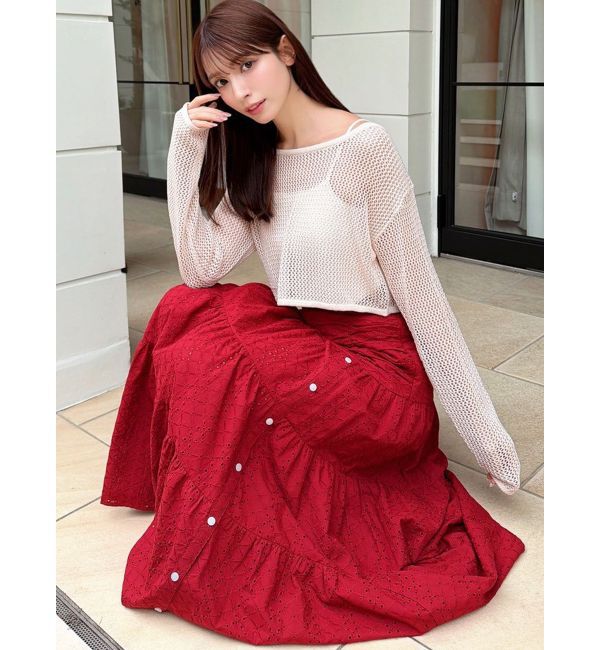 RESEXXY「ティアードコットンロングスカート」|スカート|