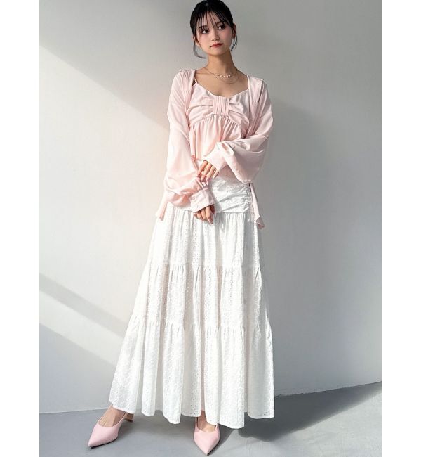 RESEXXY「ティアードコットンロングスカート」|スカート|