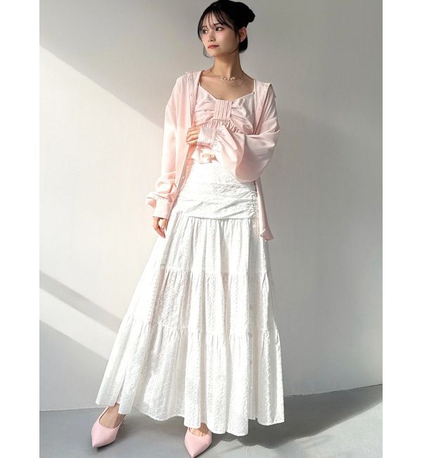 RESEXXY「ティアードコットンロングスカート」|スカート|
