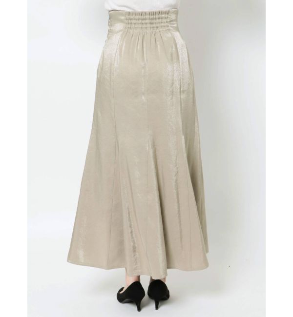 dazzlin「【吉田朱里コラボ】グロッシーセミフレアスカート」|スカート|