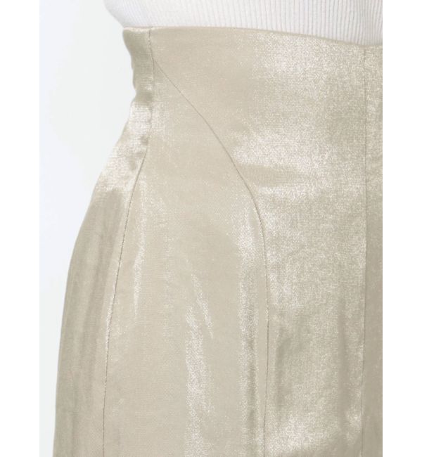 dazzlin「【吉田朱里コラボ】グロッシーセミフレアスカート」|スカート|