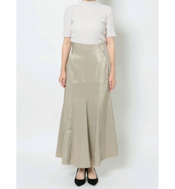 dazzlin「【吉田朱里コラボ】グロッシーセミフレアスカート」|スカート|