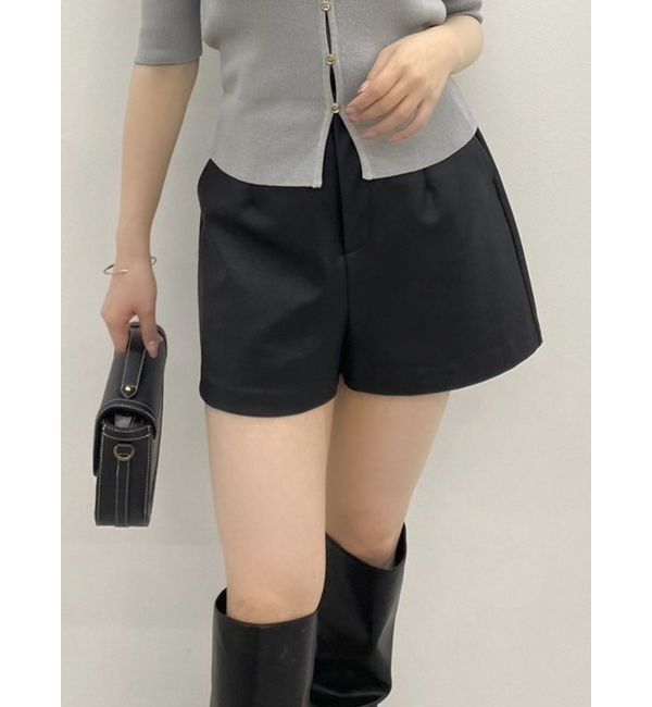 dazzlin「【SETUP】コンパクトショートパンツ※セットアップ対応」|その他|ブラック