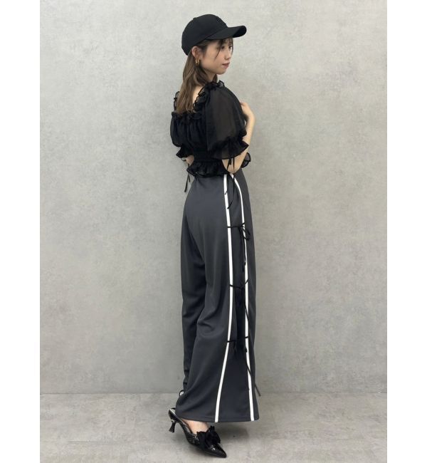 dazzlin「サイドリボントラックパンツ」|その他|