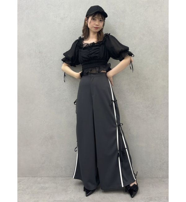 dazzlin「サイドリボントラックパンツ」|その他|