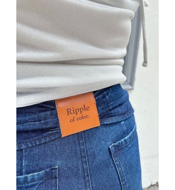 dazzlin「リボンネームデニムパンツ」|デニム|