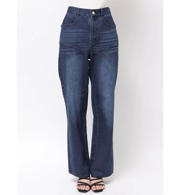 dazzlin「リボンネームデニムパンツ」|デニム|