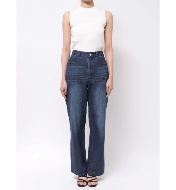 dazzlin「リボンネームデニムパンツ」|デニム|