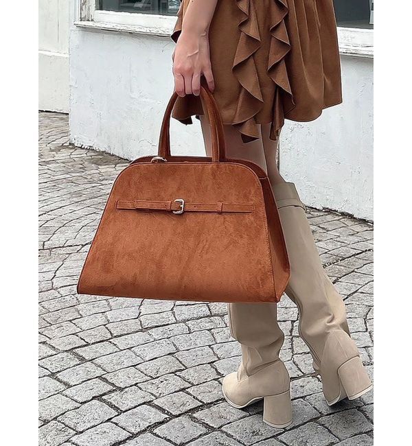 dazzlin「フェイクスエードビッグバッグ」|ボストンバッグ|