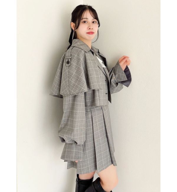 dazzlin「ケープショートトレンチジャケット」|トレンチコート|