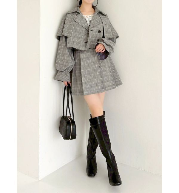 dazzlin「ケープショートトレンチジャケット」|トレンチコート|