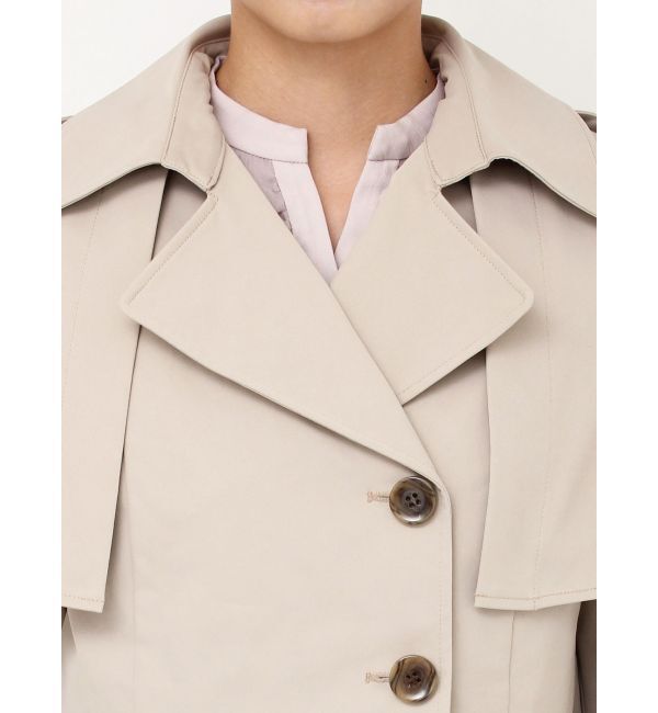 dazzlin「ケープショートトレンチジャケット」|トレンチコート|