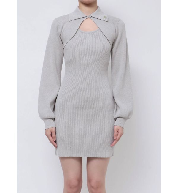 EMODA「ボレロレイヤードニットワンピース」|ワンピース|