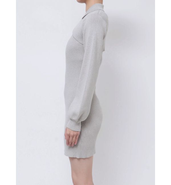 EMODA「ボレロレイヤードニットワンピース」|ワンピース|