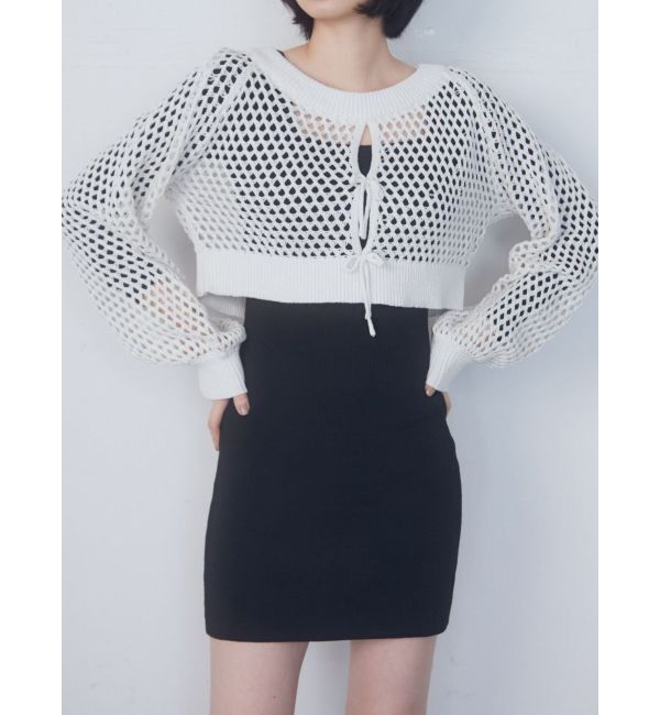 EMODA「クロシェニットワンピース」|ワンピース|