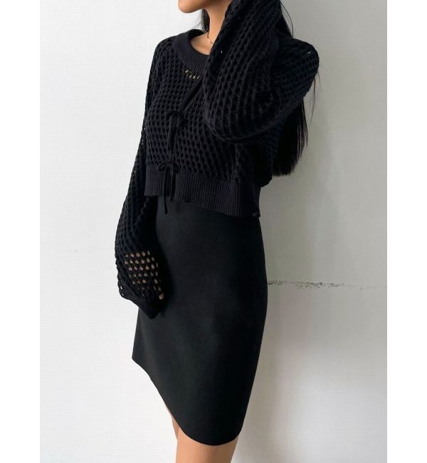 EMODA「クロシェニットワンピース」|ワンピース|