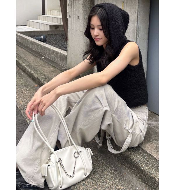 EMODA「カーゴベルトルーズジーンズ」|デニム|