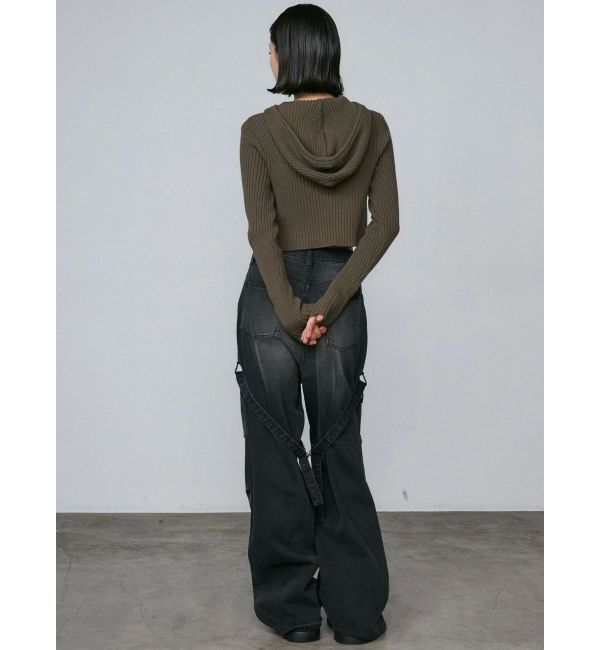 EMODA「カーゴベルトルーズジーンズ」|デニム|