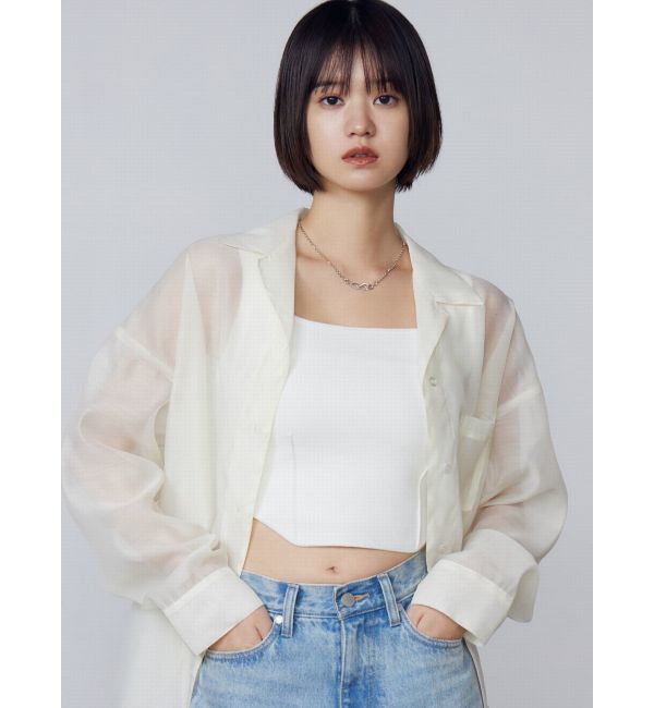 EMODA「エアリーリーズシャツ」|シャツ・ブラウス|