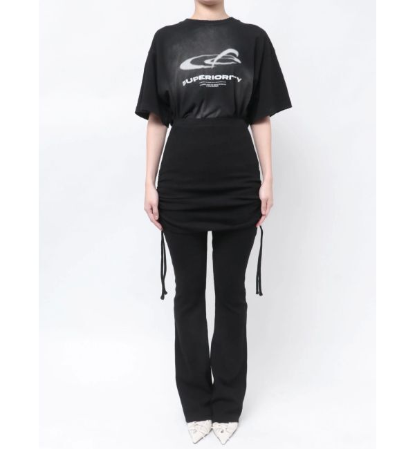 EMODA「レイヤースカートフィットフレアパンツ」|その他|