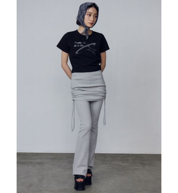 EMODA「レイヤースカートフィットフレアパンツ」|その他|