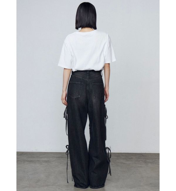 EMODA「カットアウトルーズジーンズ」|デニム|