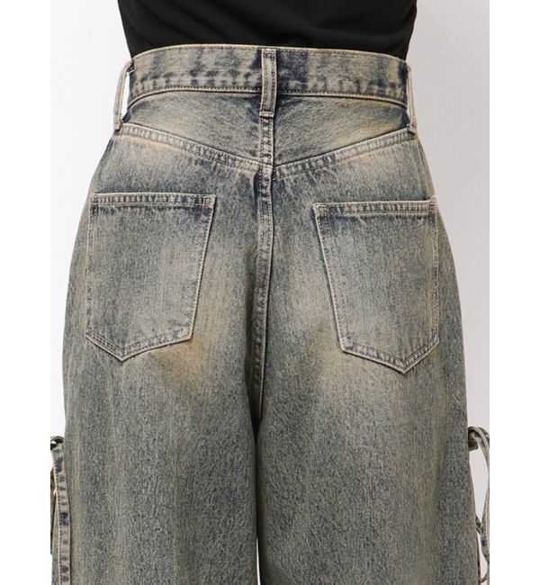 EMODA「カットアウトルーズジーンズ」|デニム|