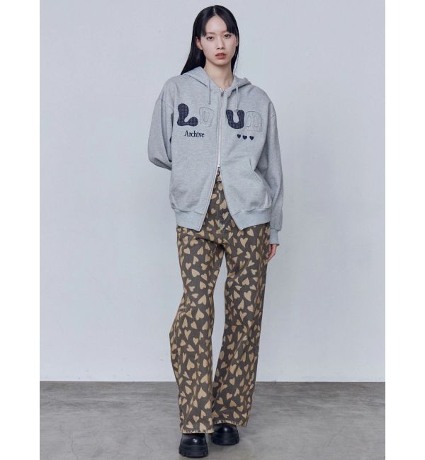 EMODA「ミッドワイドジャストウエストジーンズ」|デニム|