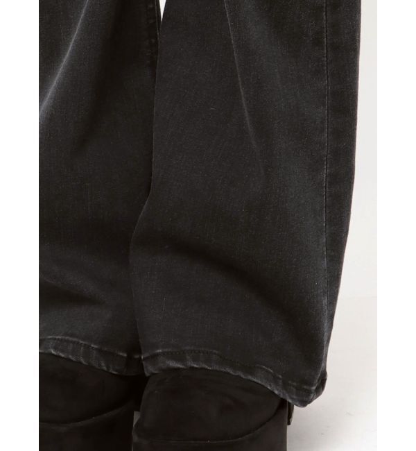 EMODA「バックリボンフレアハイウエストパギンス」|デニム|