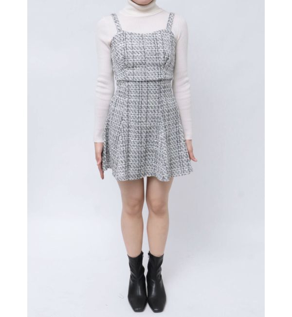 MERCURYDUO「オリジナルツイードビスチェ【セットアップ着用可】」|シャツ・ブラウス|