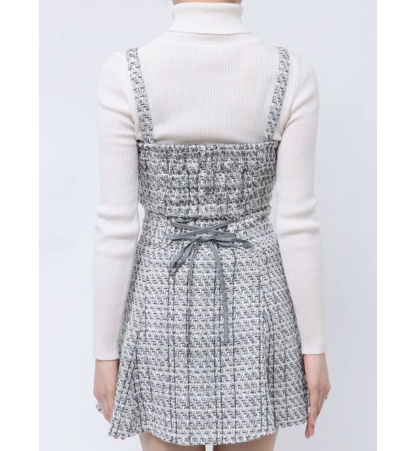 MERCURYDUO「オリジナルツイードビスチェ【セットアップ着用可】」|シャツ・ブラウス|