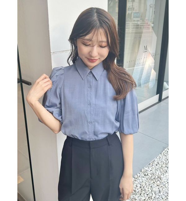 MERCURYDUO「3WAYネクタイバルーンスリーブブラウス」|シャツ・ブラウス|