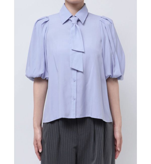 MERCURYDUO「3WAYネクタイバルーンスリーブブラウス」|シャツ・ブラウス|