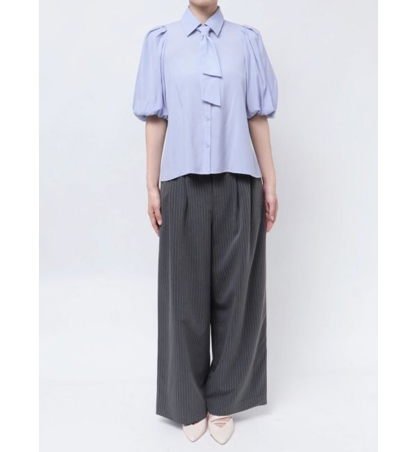 MERCURYDUO「3WAYネクタイバルーンスリーブブラウス」|シャツ・ブラウス|