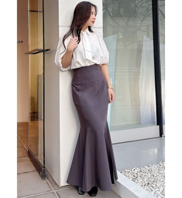 MERCURYDUO「3WAYネクタイバルーンスリーブブラウス」|シャツ・ブラウス|